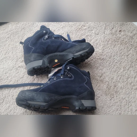 Gortex Hawk Men's Navy Hiking Boots Size 7.5 - Picture 6 of 10